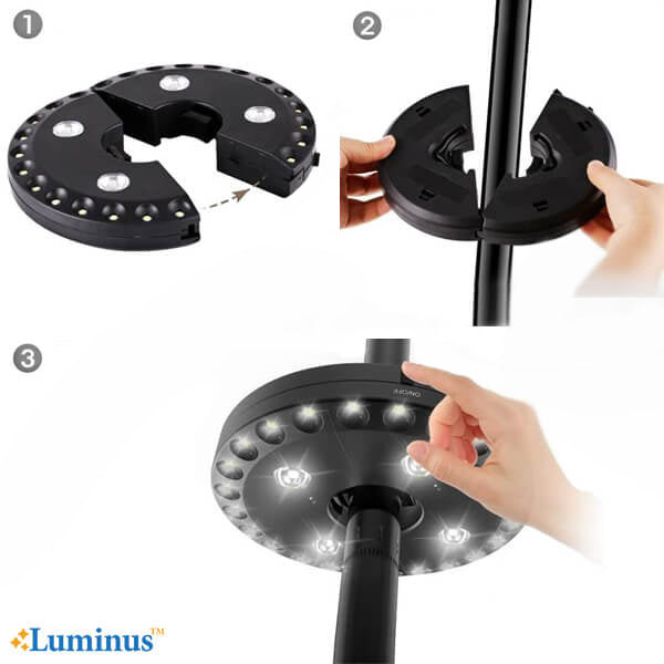 PORTATĪVĀ LUMINUS™ LED LAMPA