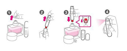 AROMIZER™ — 4 MINI SPRAY PUDELES SMARŽU KRĀSĀS