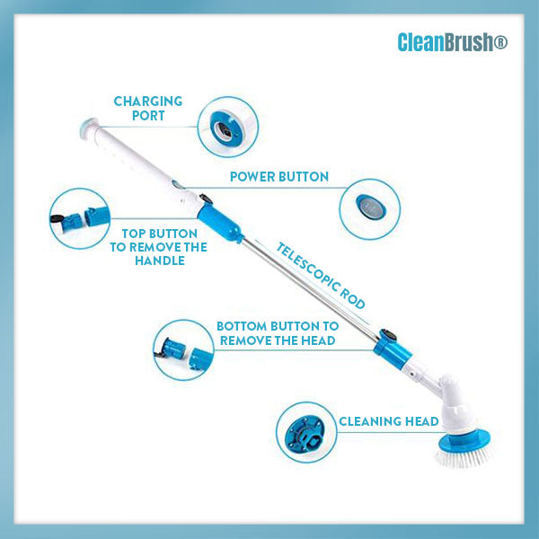 CLEANBRUSH® BEZVADU TĪRĪŠANAS BROSTA