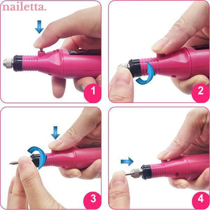 NAILETTA®: ELEKTRISKĀ NAGU FILE