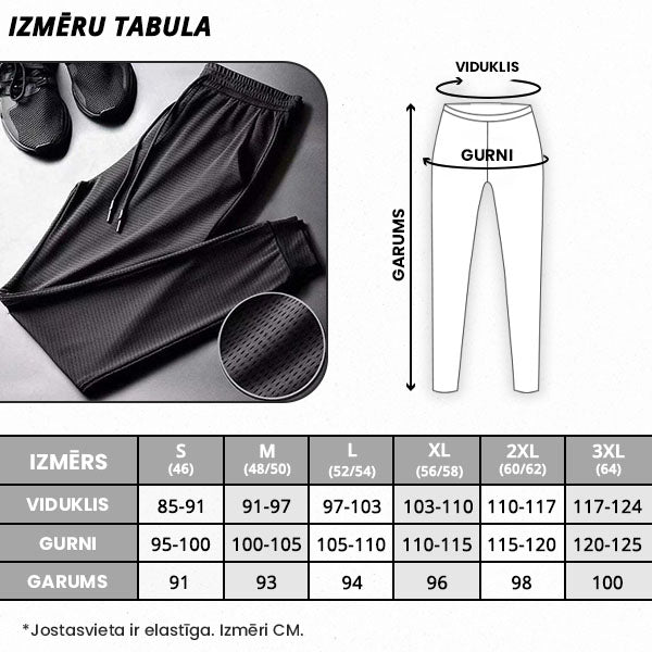 SPORTYMESH™ - VĪRIEŠU SPORTA BIKSES