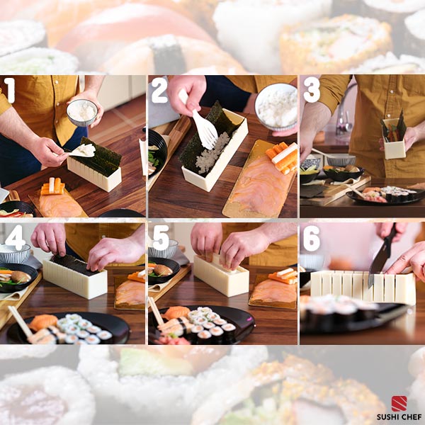 SUSHICHEF® - SUŠI TRAUKI, 10 GAB