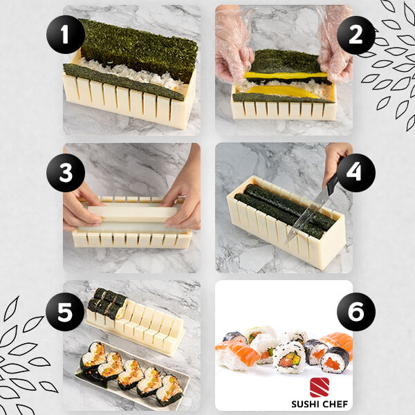 SUSHICHEF® - SUŠI TRAUKI, 10 GAB