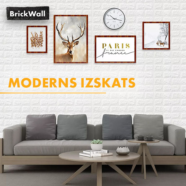 BRICKWALL® – 3D PAŠLĪMĒJOŠĀS TAPETES (77 cm x 70 cm)