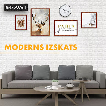 BRICKWALL® – 3D PAŠLĪMĒJOŠĀS TAPETES (77 cm x 70 cm)