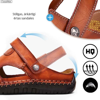 CASUALMAN™ – VĪRIEŠU SANDALES DIVI-VIENĀ