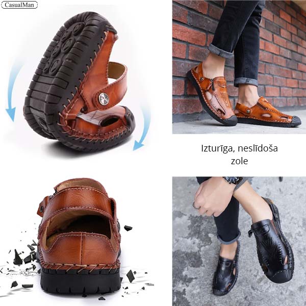 CASUALMAN™ – VĪRIEŠU SANDALES DIVI-VIENĀ