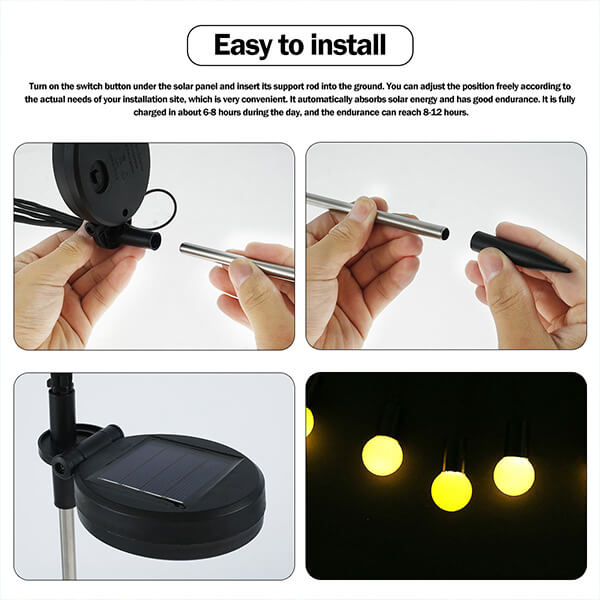 LUMIFLIES™ – SAULES ENERĢIJAS DEKORATĪVĀS GAISMAS
