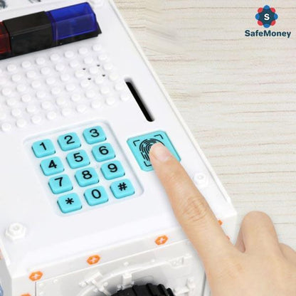 SAFEMONEY® – ELEKTRONISKA KRĀJKASĪTE POLICIJAS AUTOMAŠĪNAS FORMĀ