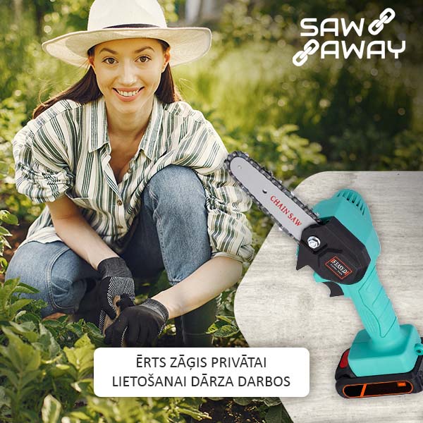 SAWAWAY™ – BEZVADU ROKAS ZĀĢIS