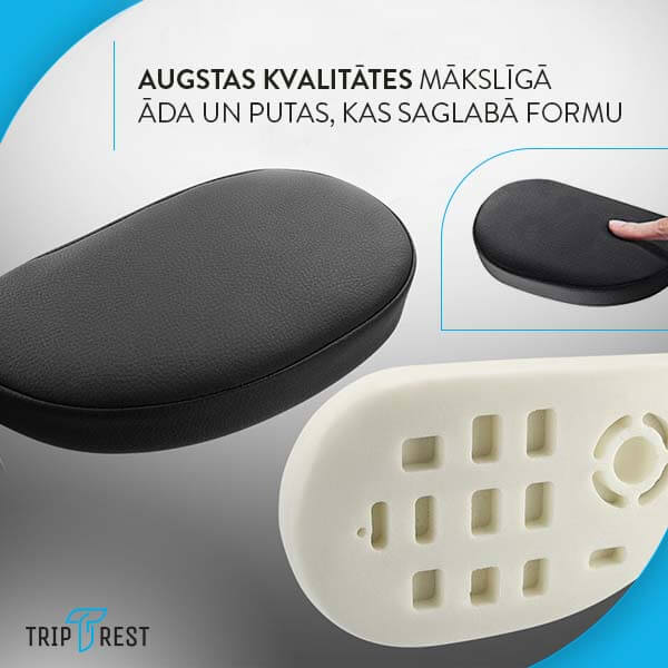 TRIPREST® – ERGONOMISKS GALVAS UN KAKLA BALSTS AUTOMOBIĻA SĒDEKĻIEM