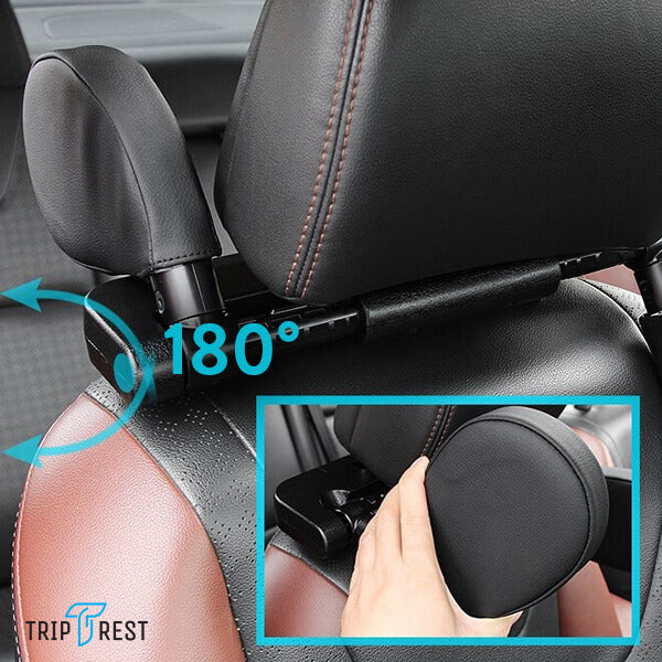 TRIPREST® – ERGONOMISKS GALVAS UN KAKLA BALSTS AUTOMOBIĻA SĒDEKĻIEM