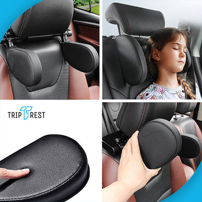 TRIPREST® – ERGONOMISKS GALVAS UN KAKLA BALSTS AUTOMOBIĻA SĒDEKĻIEM