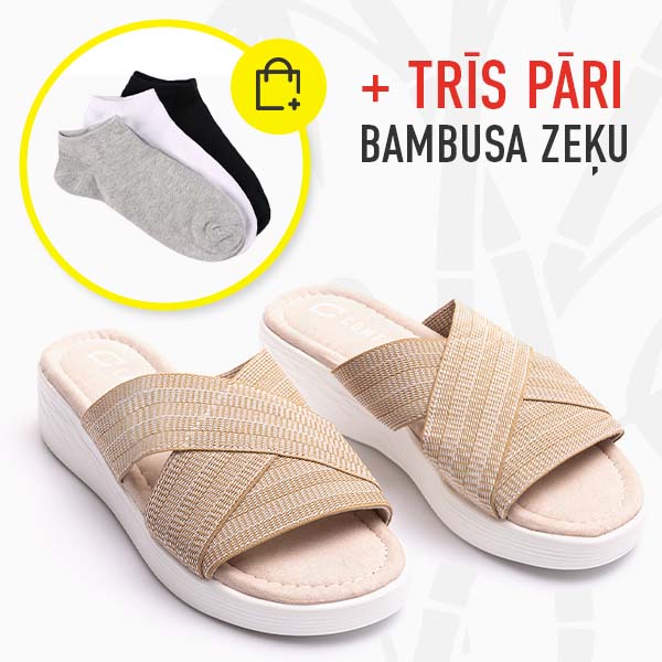 FOAMCLOUD™ – VIEGLAS SANDALES BEZ AIZDARES SIEVIETĒM