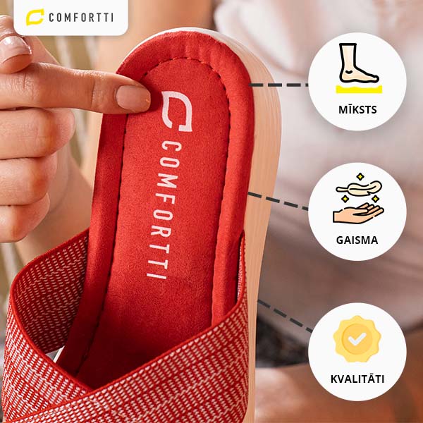 FOAMCLOUD™ – VIEGLAS SANDALES BEZ AIZDARES SIEVIETĒM