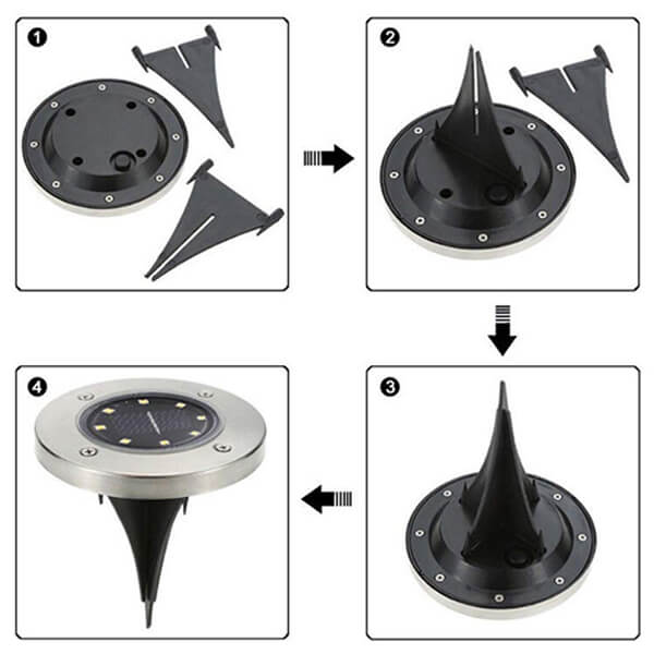 LIGHTSON® - LED SOLĀRĀS LAMPAS 1X
